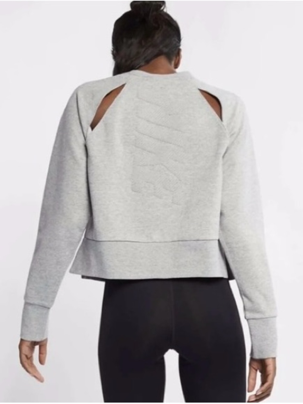 Nike Dri-Fit Crew Neck Sweatshirt with Cutouts • Women’s Medium